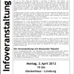 Flyer Populismus Abbild des Flyers zur Veranstaltung "Platt, dumm, gefährlich..."